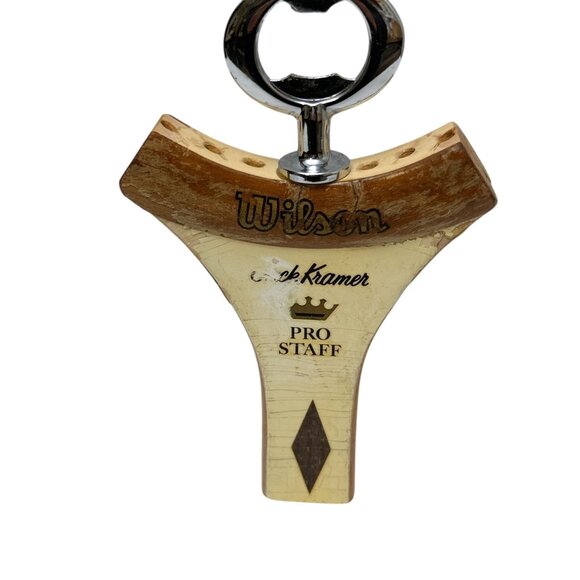 Vintage Tennis Racquet Bottle Opener Wilson Jack Kramer Barware Gift - Picture 4 of 7